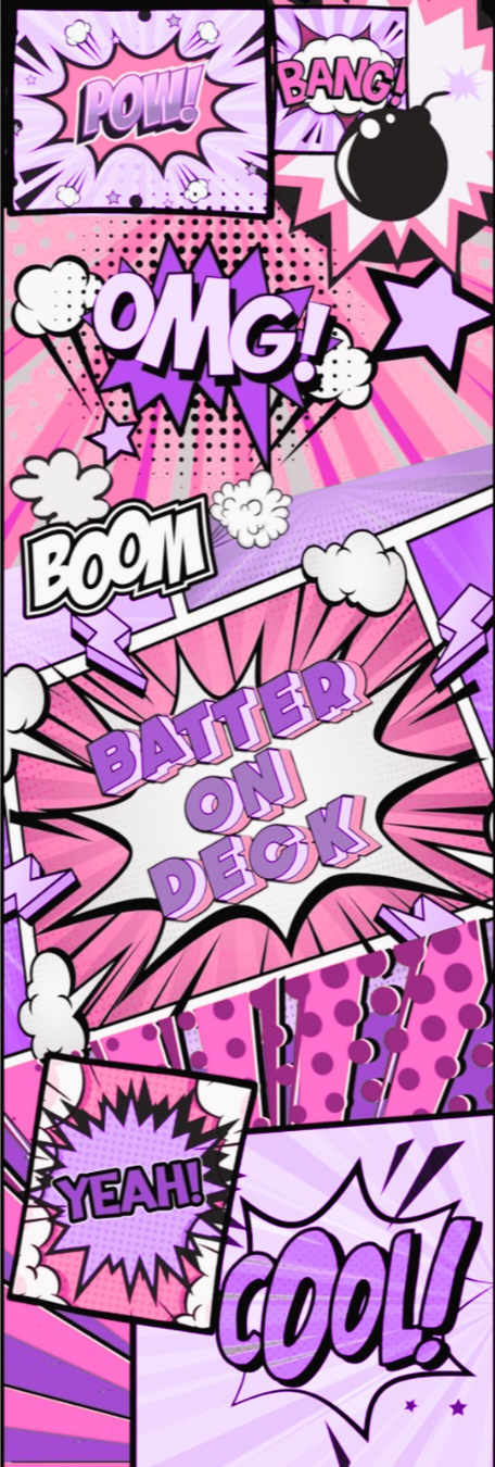 Pink Comic Compression Arm Sleeve