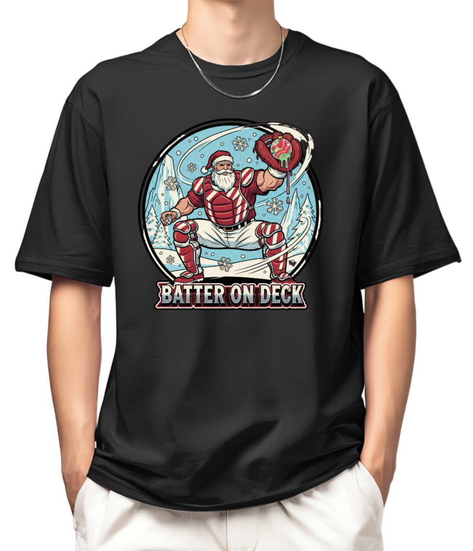 Batter On Deck Holiday Shirt
