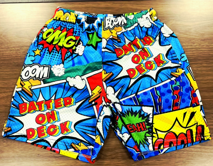 Batter On Deck Comic Shorts