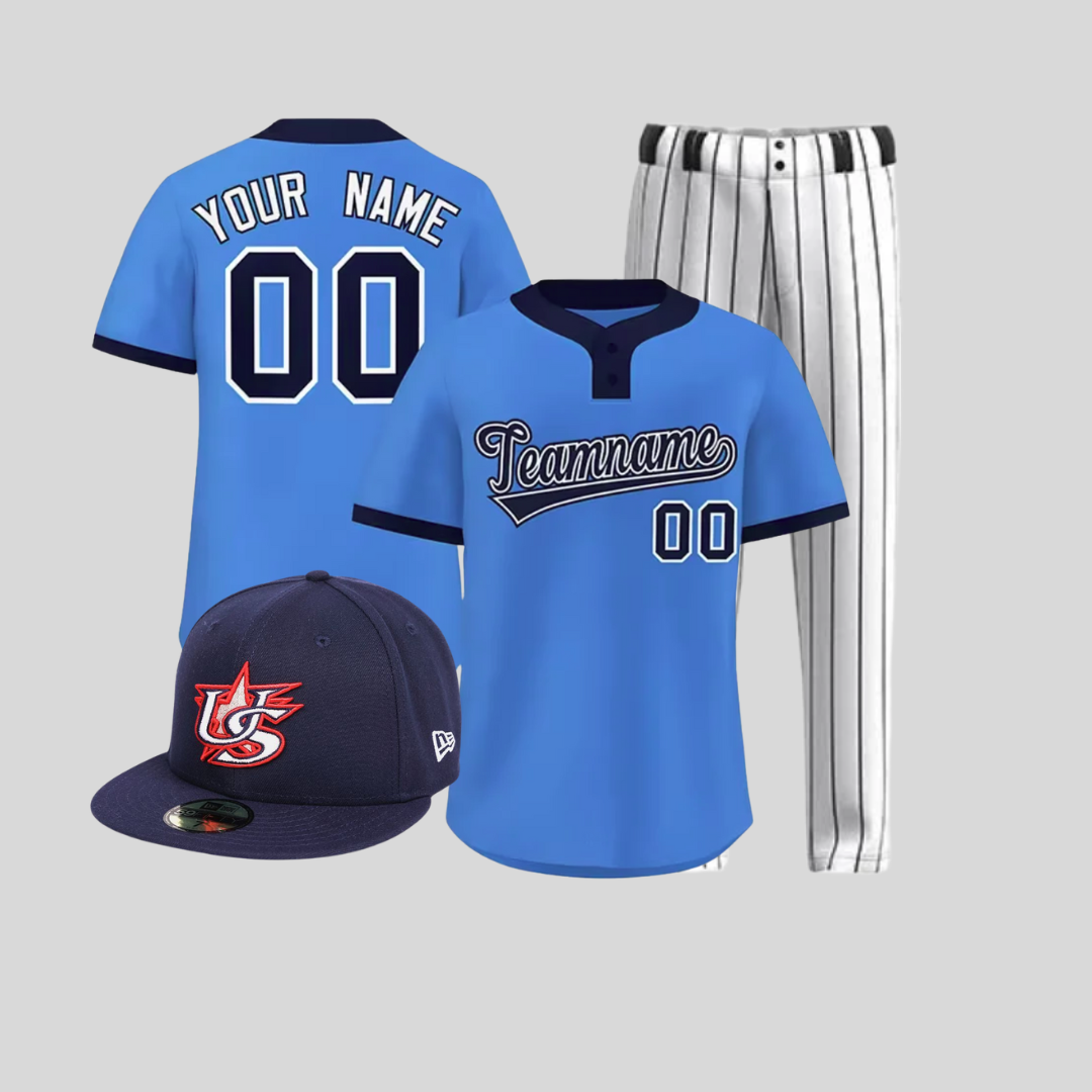 1 Jersey, 1 Hat & 1 Pants