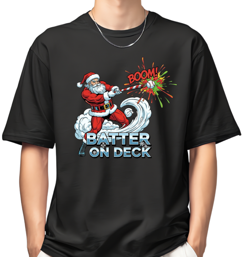 Batter On Deck Holiday Shirt