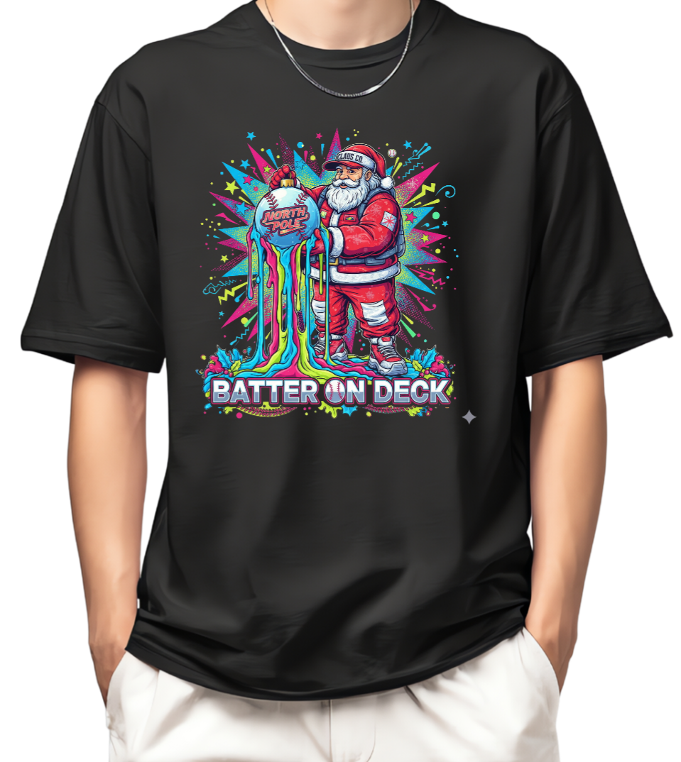 Batter On Deck Holiday Shirt