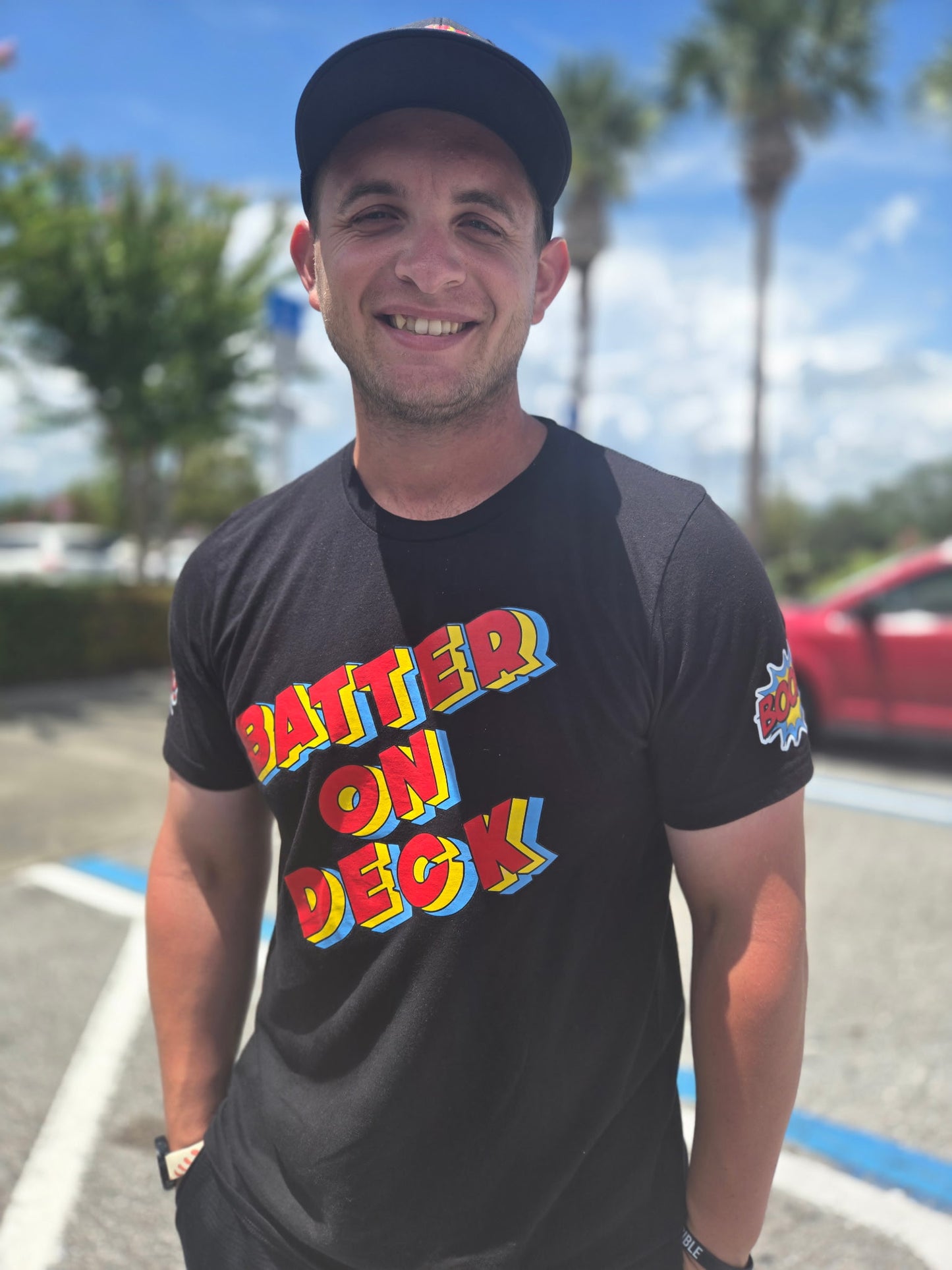 Batter On Deck Comic T-Shirt