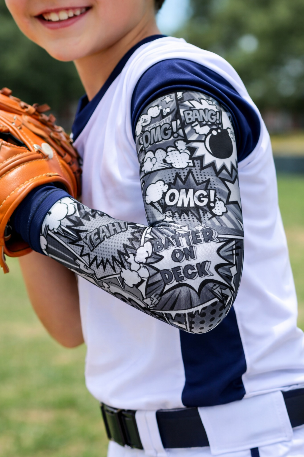Retro Black and Grey Arm Sleeve